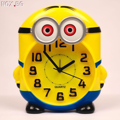 Детски настолен часовник будилник Миньон кварцов механизъм | Аксесоари | Добрич