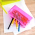 Прозрачен ученически несесер за моливи неонови цветове | Други  - Добрич - image 5
