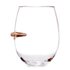 Стъклена чаша с куршум подаръчна чаша за уиски с патрон 250m | Други  - Добрич - image 3