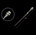 Магическа пръчка Harry Potter хелоуин жезъл с череп 45см | Детски Играчки  - Добрич - image 5