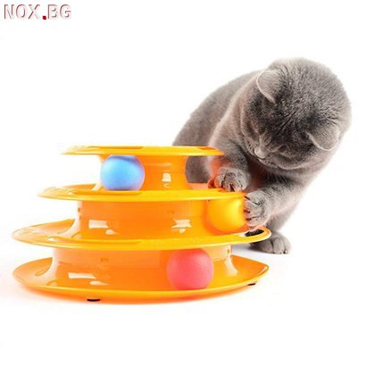 Играчка за котка кула с топчета | Аксесоари | Добрич