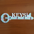 Декоративна закачалка за ключове с форма на голям ключ и над-Други