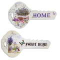Малка декоративна дървена закачалка ключ с надпис Sweet Home-Други