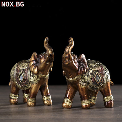Сувенир слончета статуетки 2 фигурки слончета за късмет | Други | Добрич