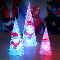 Светеща коледна елхичка с Дядо Коледа или Снежко 3 размера-Други