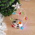 Светеща коледна елхичка тип спирала с цветни камъни висулки | Изкуство  - Добрич - image 1