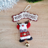 Коледна висяща фигура с табелка Merry Christmas и звънче | Изкуство  - Добрич - image 2