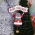 Коледна висяща фигура с табелка Merry Christmas и звънче | Изкуство  - Добрич - image 3