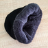 Черна мъжка зимна шапка с пух отвътре | Мъжки Шапки  - Добрич - image 1