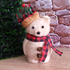 1251 Коледна играчка Мече с шапка и шалче коледна украса | Други  - Добрич - image 0