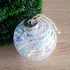 Светеща коледна топка с брокат за украса на елха 10см диамет | Изкуство  - Добрич - image 3