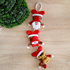 Висяща коледна украса Дядо Коледа Снежко и еленче със звънче | Изкуство  - Добрич - image 1