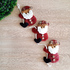 Коледна украса за окачване Дядо Коледа 3 броя на въженце | Изкуство  - Добрич - image 2