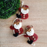 Коледна украса за окачване Дядо Коледа 3 броя на въженце | Изкуство  - Добрич - image 3