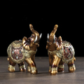 1297 Сувенир слончета с бивни статуетки 2 фигурки слончета з-Други