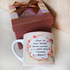 1425 Керамична чаша с послание и принт на цветя в подаръчна | Други  - Добрич - image 1
