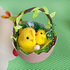 1405 Великденска украса пиле в кошничка от яйце декорация за | Дом и Градина  - Добрич - image 1