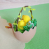 1405 Великденска украса пиле в кошничка от яйце декорация за | Дом и Градина  - Добрич - image 2