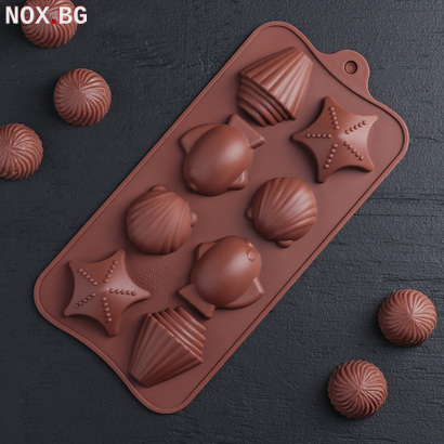 1435 Силиконова форма за шоколадови бонбони морско дъно | Дом и Градина | Добрич