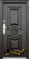 Метална входна врата модел 539 50% чист монтаж-Строителни