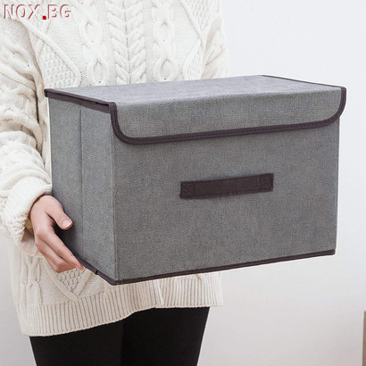 1521 Текстилна сгъваема кутия за съхранение органайзер за га | Други | Добрич
