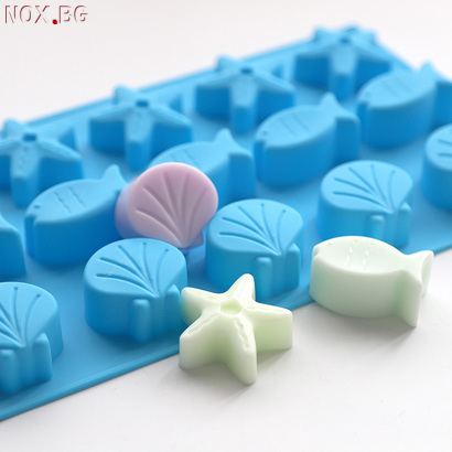 1476 Силиконова форма за бонбони и дребни сладки морско дъно | Други | Добрич