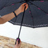 1538 Дамски автоматичен чадър за дъжд на точки с цветя двоен | Дом и Градина  - Добрич - image 1