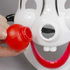 1378 Пластмасова парти маска Клоун с червен нос | Дом и Градина  - Добрич - image 2
