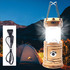 1735 Сгъваем соларен фенер за къмпинг лампа с дръжка 6 Led д | Дом и Градина  - Добрич - image 7