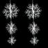 1204 Комплект 3D снежинки за окачване и украса | Дом и Градина  - Добрич - image 4