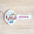 1190 Малка декоративна дървена закачалка ключ с надпис Home | Дом и Градина  - Добрич - image 3