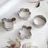 1757 Мини резци за сладки метални формички 4 броя | Дом и Градина  - Добрич - image 1
