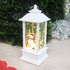 1804 Светещ коледен Led фенер с декорация Дядо Коледа и Снеж | Дом и Градина  - Добрич - image 3