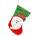 1836 Коледен чорап за подаръци с Дядо Коледа и пайети-Дом и Градина