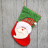 1836 Коледен чорап за подаръци с Дядо Коледа и пайети | Дом и Градина  - Добрич - image 3
