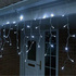 1828 Коледни лампички за балкон тип завеса със сини висулки | Дом и Градина  - Добрич - image 0