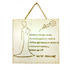 0213 Ръчно гравирана дървена плочка сувенир с надпис послани | Дом и Градина  - Добрич - image 0