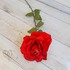 Изкуствена роза червена разцъфнала декорация за дом 60см | Дом и Градина  - Добрич - image 1