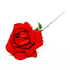 Изкуствена роза червена разцъфнала декорация за дом 60см | Дом и Градина  - Добрич - image 4