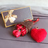 1994 Подаръчен комплект Ключодържател сърце с букет рози | Дом и Градина  - Добрич - image 1