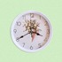 2039 Модерен кръгъл часовник с принт букет от цветя, 22.5см | Дом и Градина  - Добрич - image 0