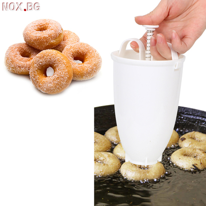 412 Шприц за понички ръчен уред за правене на понички Donut | Дом и Градина | Добрич
