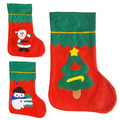 2095 Декоративен коледен чорап за подаръци с картинка-Дом и Градина