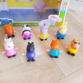 2138 Комплект фигури Пепа Пиг приятели Peppa Pig, 8 броя-Дом и Градина