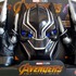 2135 Светеща маска с ръкавици Авенджърс Avengers Черната Пан | Дом и Градина  - Добрич - image 1