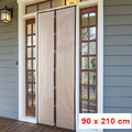 1451 Завеса Комарник за врата с магнити 90x210cm-Дом и Градина