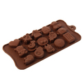 761 Силиконова форма за шоколадови бонбони и лед Семейство 1-Дом и Градина