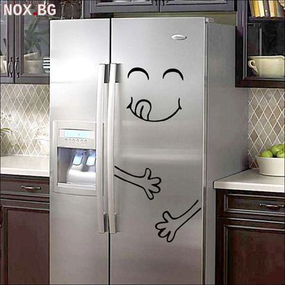 2266 Забавен стикер за хладилник Лакомник | Дом и Градина | Добрич