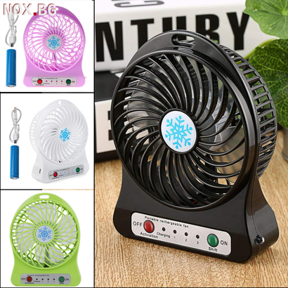 868 Преносим мини вентилатор с USB зареждане вентилатор за б | Дом и Градина | Добрич