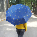 2432 Сгъваем автоматичен чадър на сърца, с UV защита-Дом и Градина